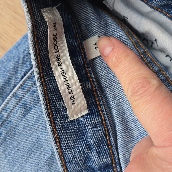 Aritzia Denim Forum The Joni High Rise Loose 26l Sz 26 - Picture 9 of 13